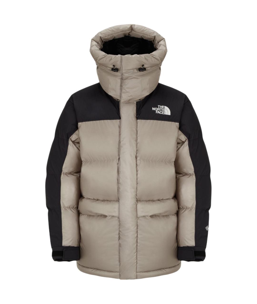 THE NORTH FACE Коричневый полиамидовый пуховик, фото 1