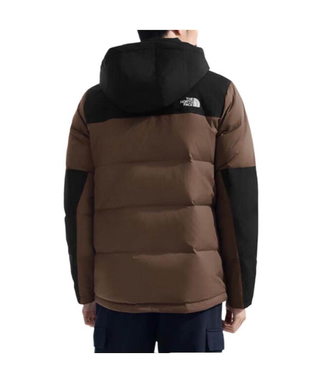 THE NORTH FACE Коричневый пуховик, фото 3