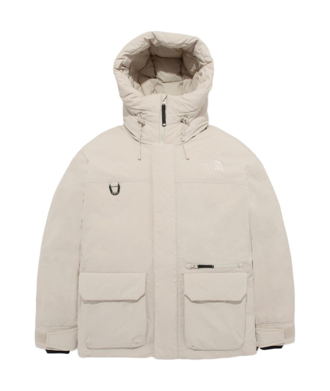 THE NORTH FACE Бежевый пуховик, фото 1