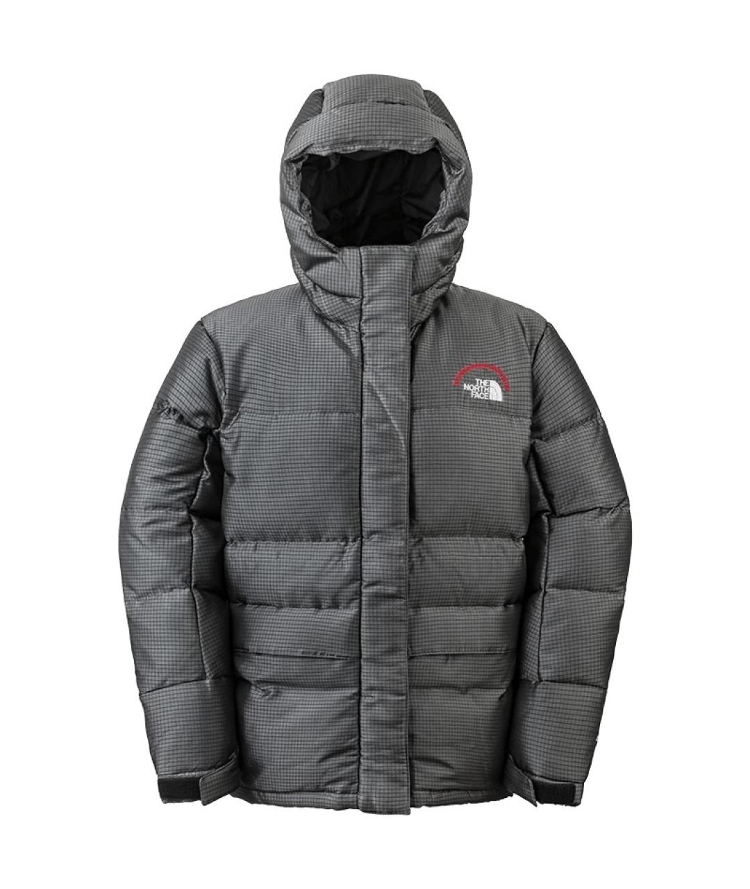 THE NORTH FACE Серый полиамидовый пуховик, фото 1