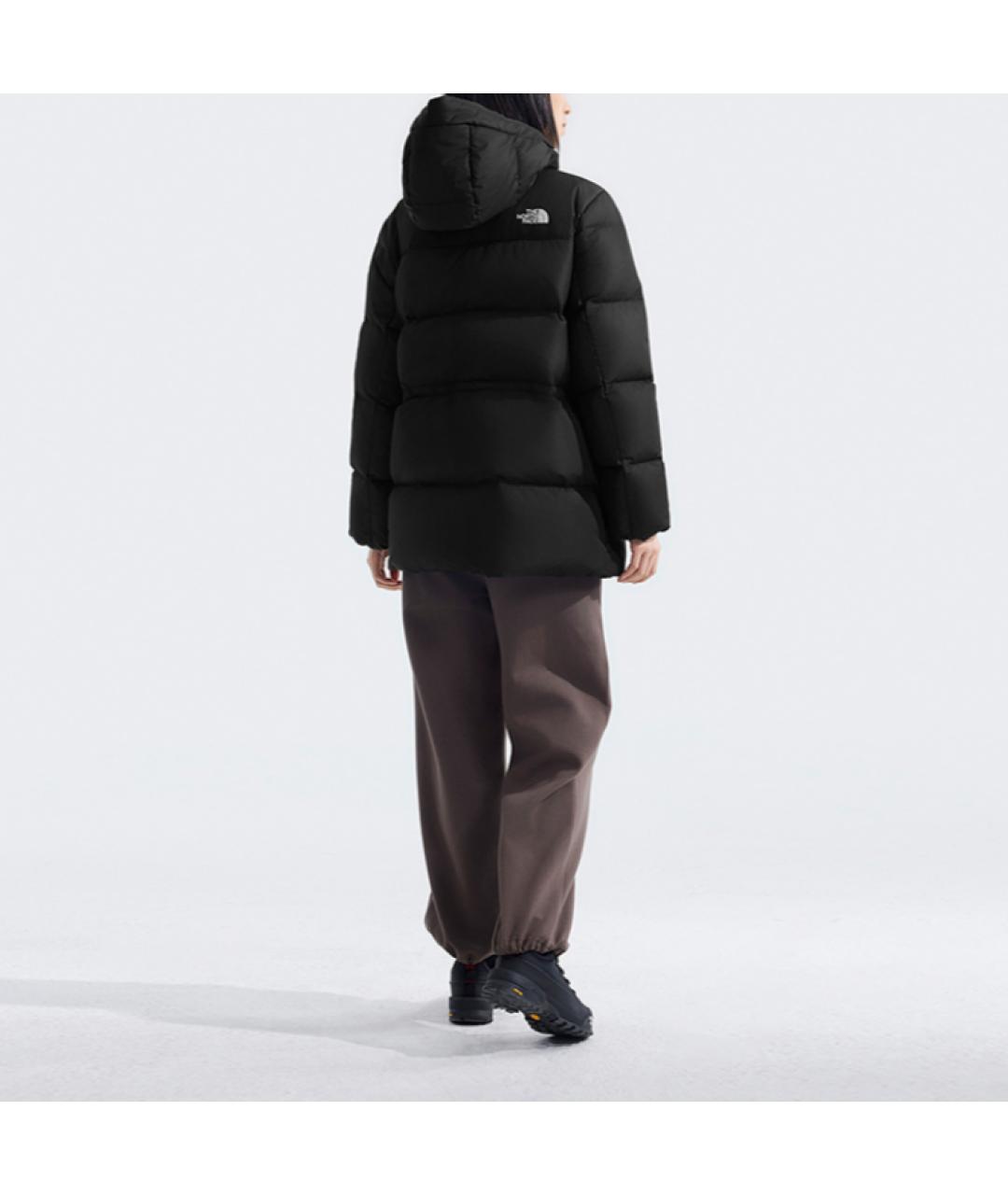 THE NORTH FACE Черный полиамидовый пуховик, фото 3