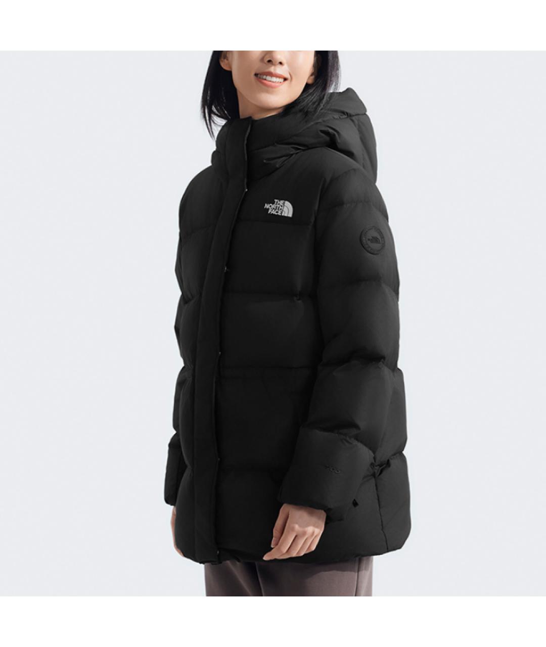 THE NORTH FACE Черный полиамидовый пуховик, фото 5