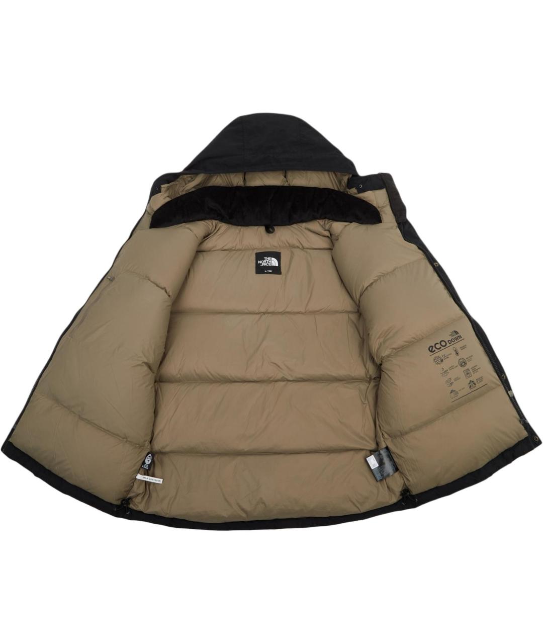 THE NORTH FACE Черный полиамидовый пуховик, фото 3