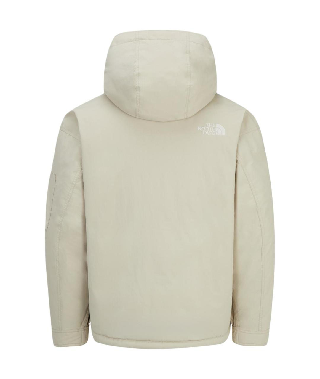 THE NORTH FACE Белый полиамидовый пуховик, фото 2