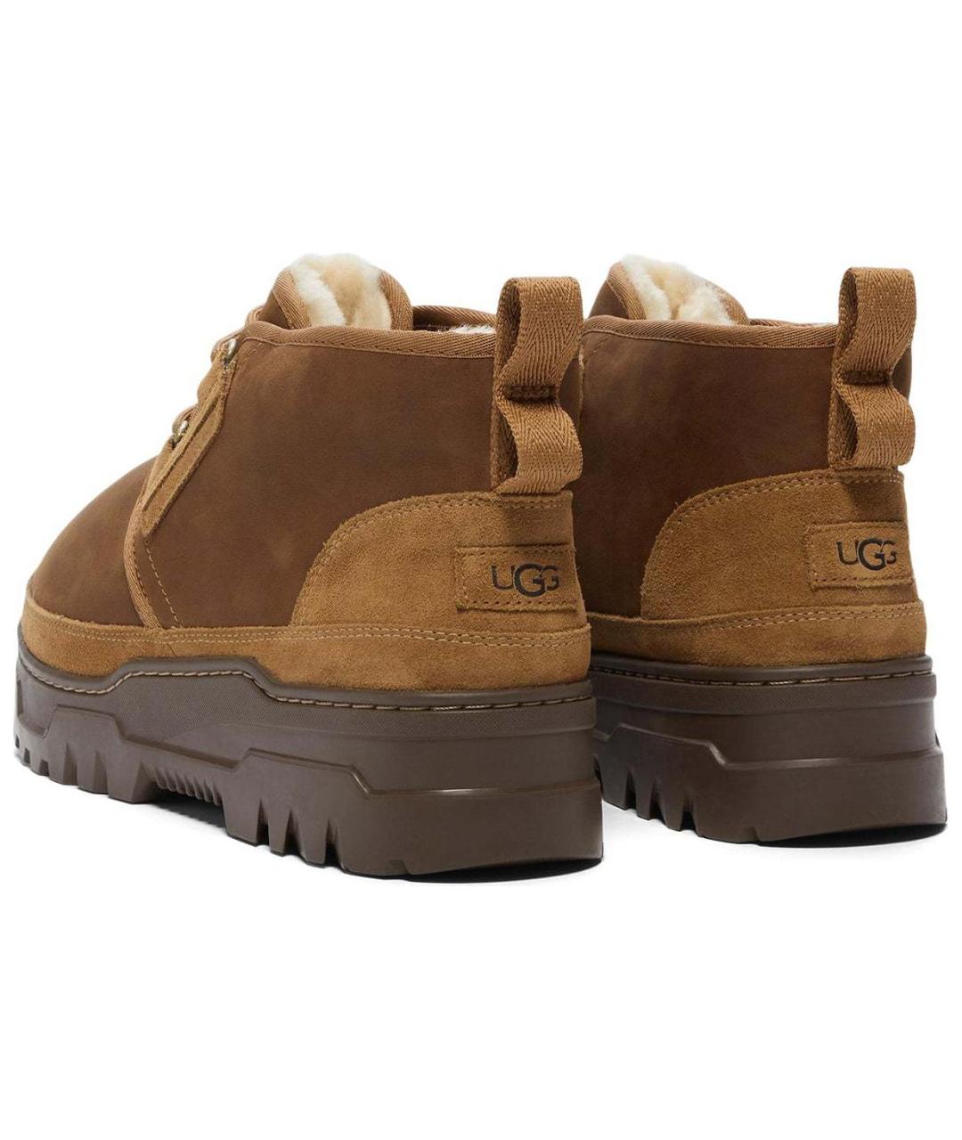 UGG AUSTRALIA Коричневые высокие ботинки, фото 4