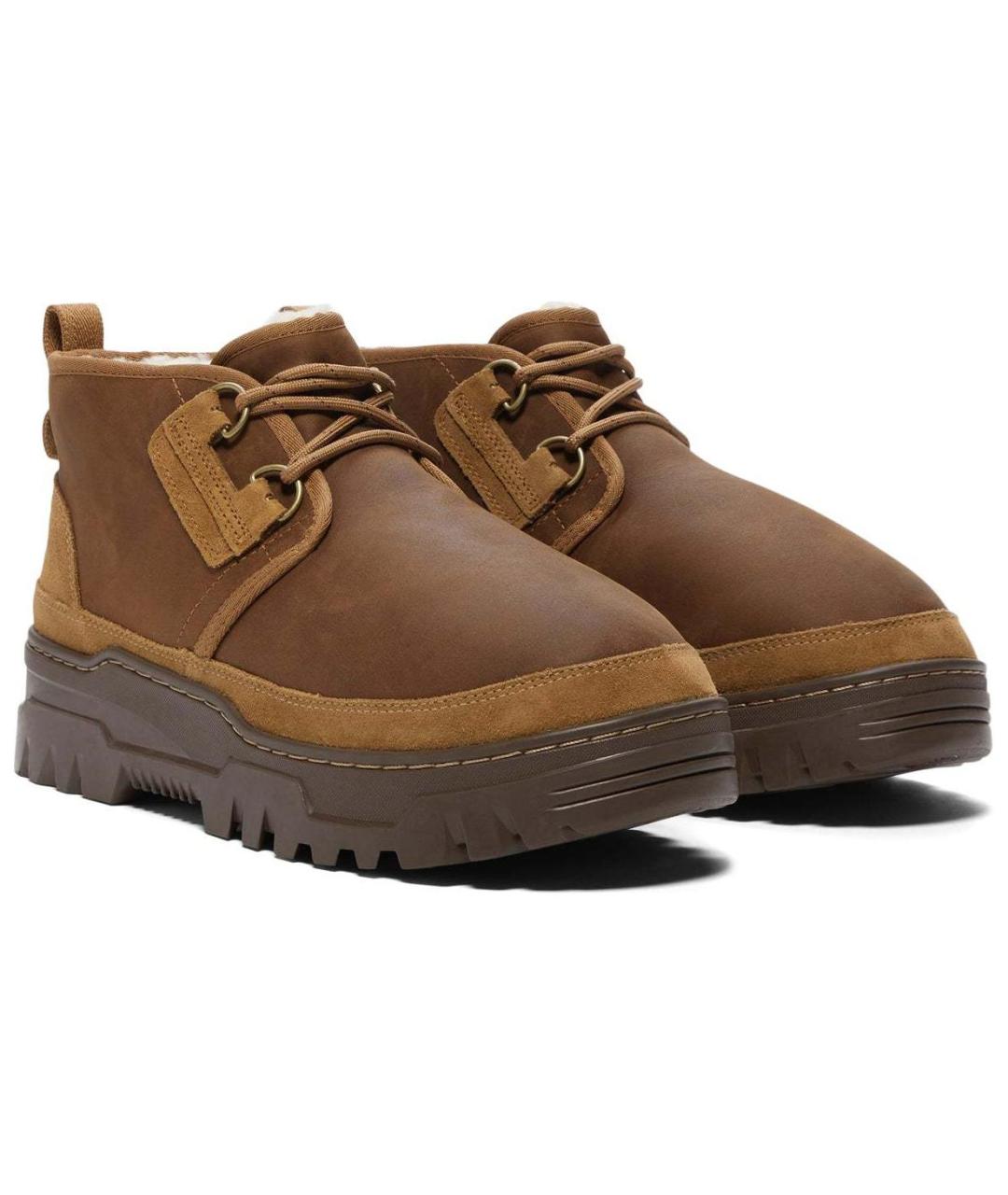 UGG AUSTRALIA Коричневые высокие ботинки, фото 3