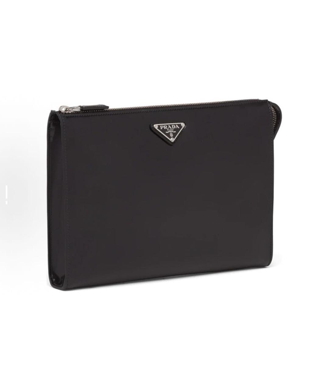 PRADA Черная кожаная папка для документов, фото 2