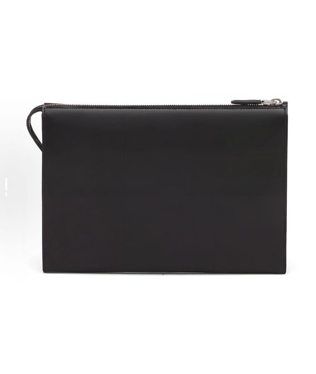 PRADA Черная кожаная папка для документов, фото 3