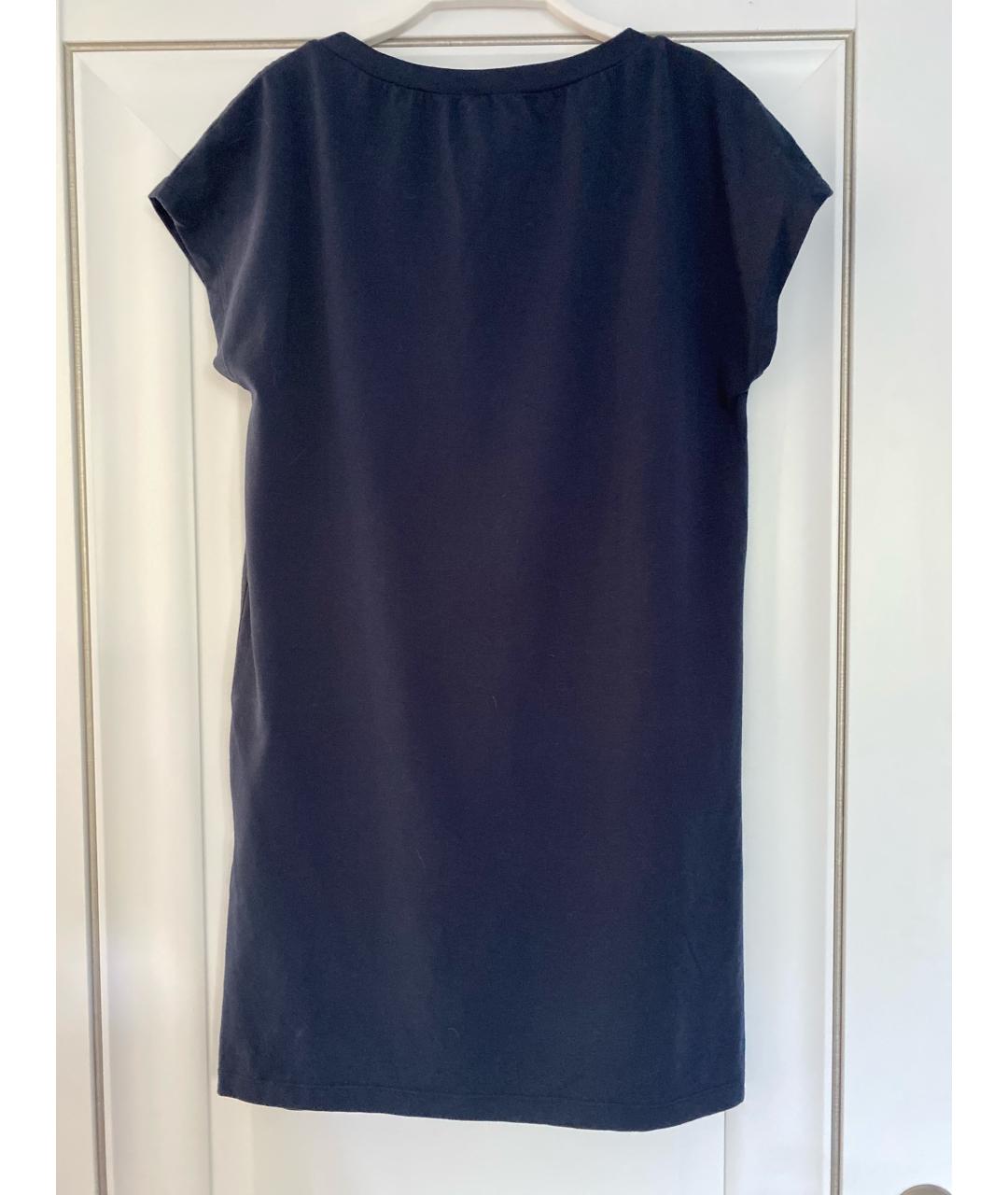 JOHN GALLIANO Темно-синяя хлопковая футболка, фото 2