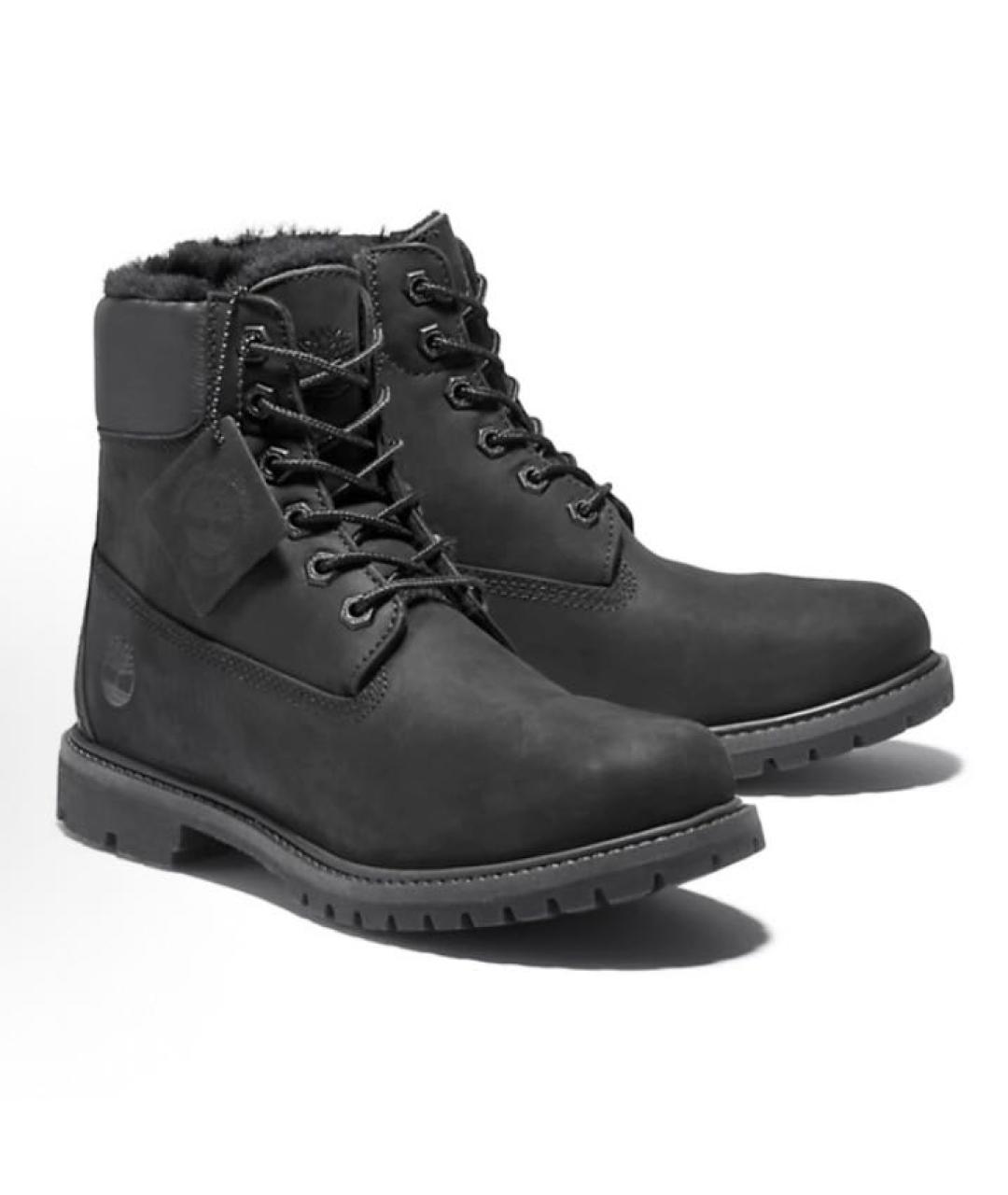 TIMBERLAND Черные кожаные высокие ботинки, фото 2