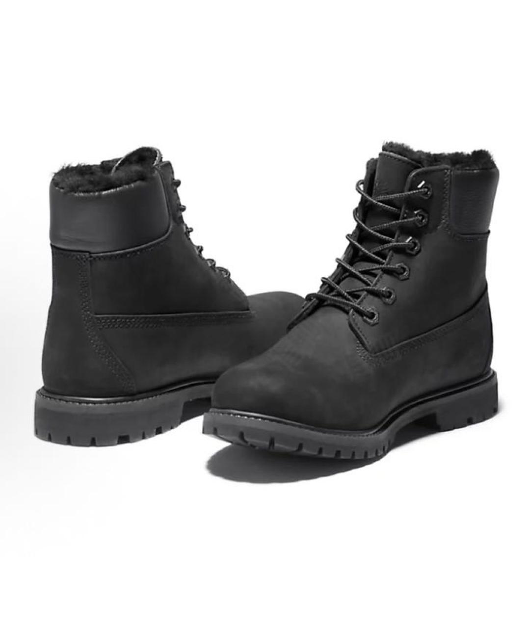 TIMBERLAND Черные кожаные высокие ботинки, фото 3