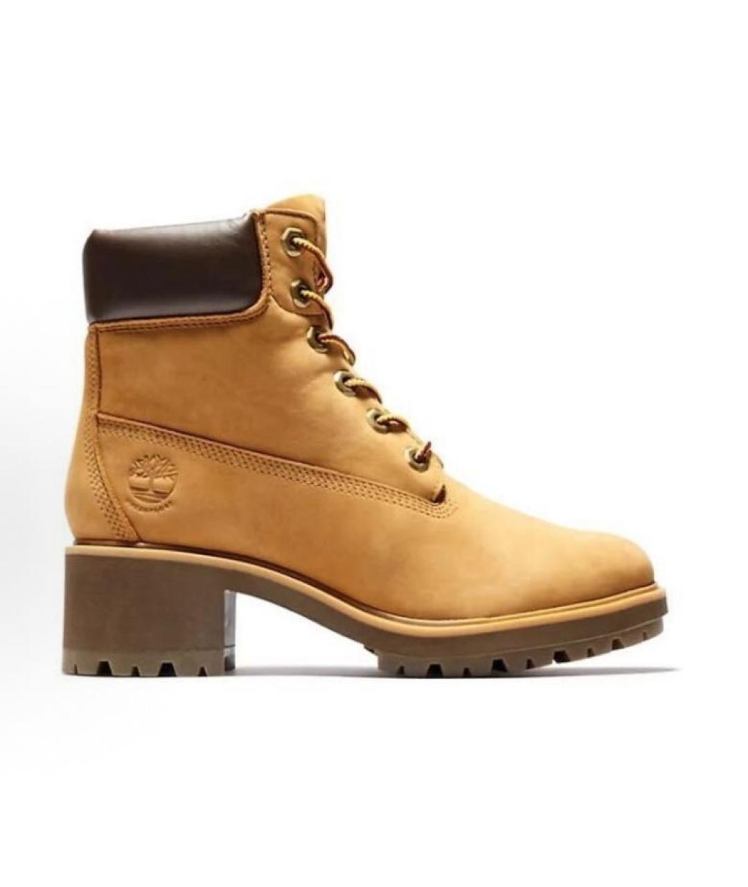 TIMBERLAND Бежевые кожаные высокие ботинки, фото 3