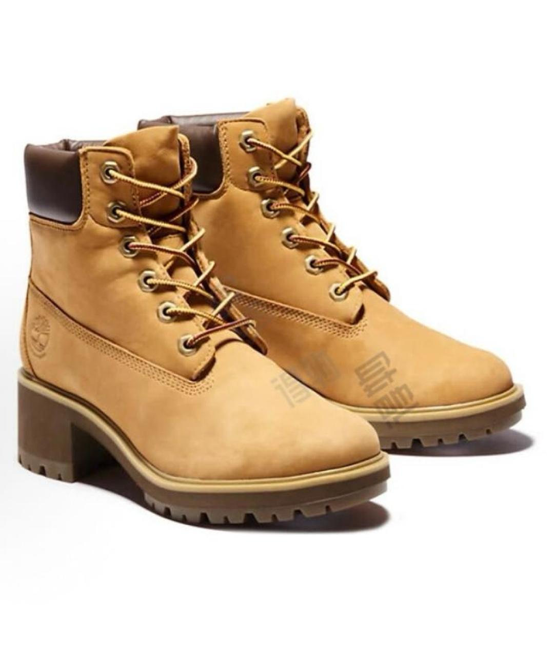 TIMBERLAND Бежевые кожаные высокие ботинки, фото 4