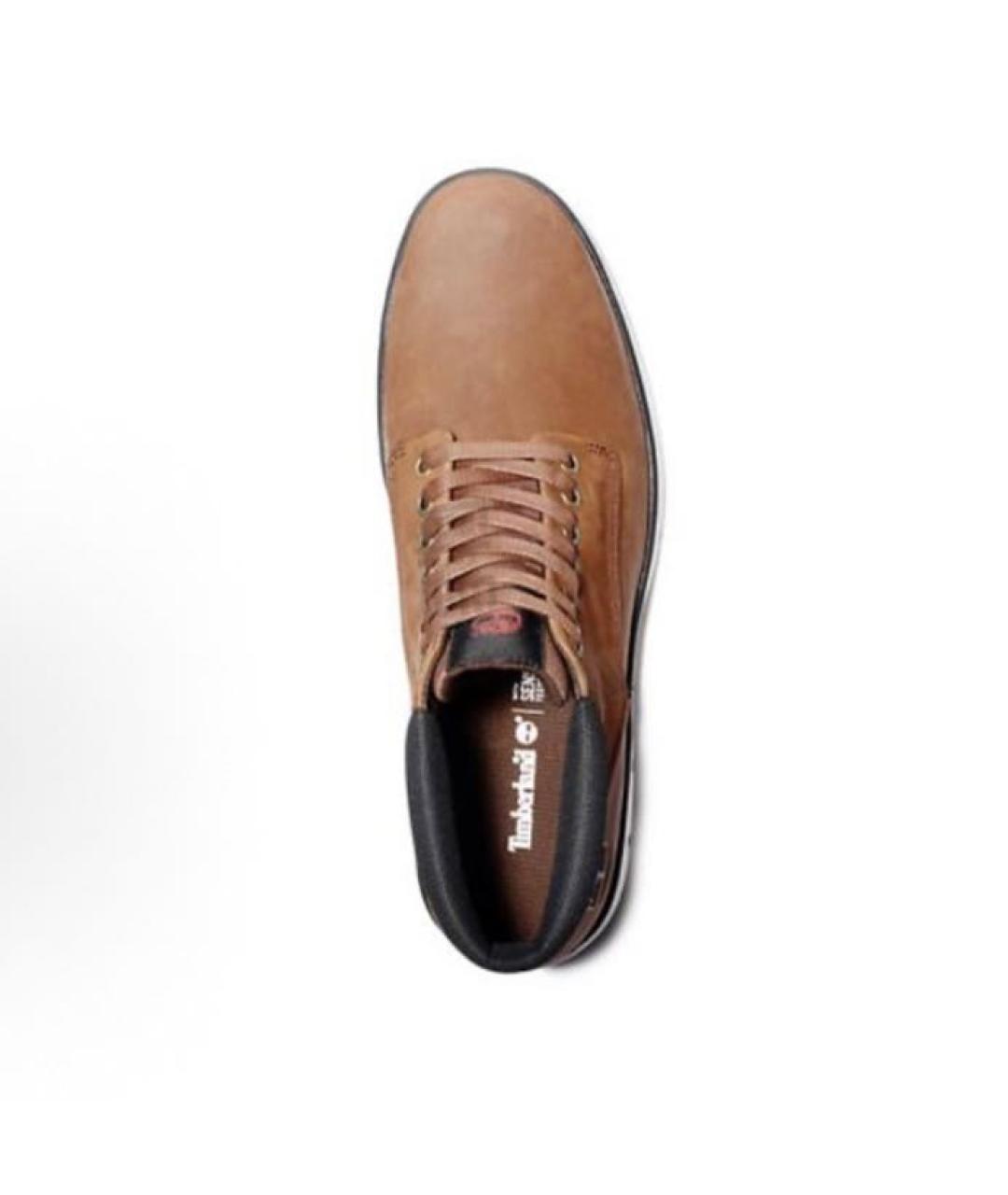 TIMBERLAND Коричневые кожаные высокие ботинки, фото 3