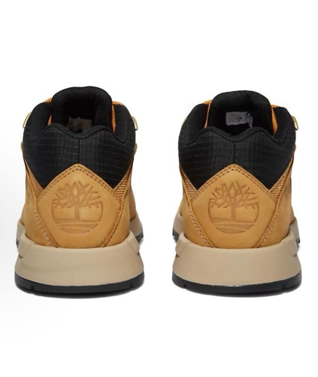 TIMBERLAND Бежевые кожаные низкие ботинки, фото 7