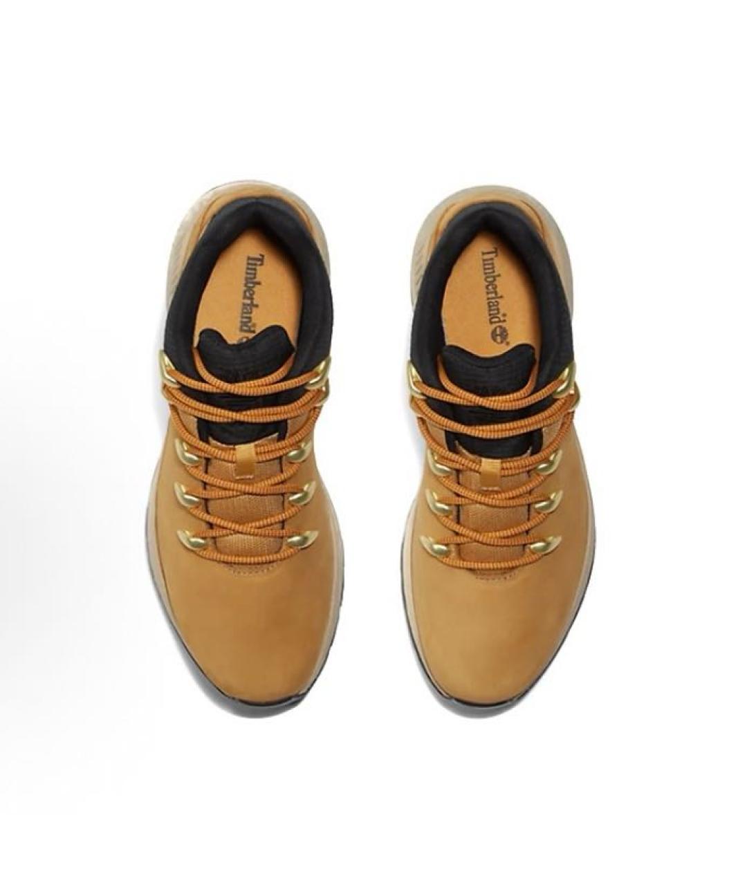 TIMBERLAND Бежевые кожаные низкие ботинки, фото 6