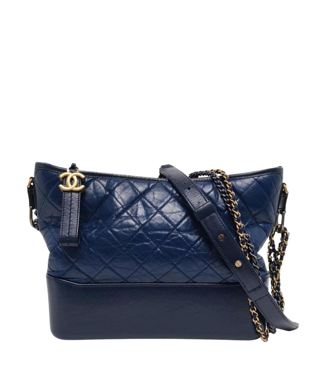 CHANEL Синяя кожаная сумка тоут, фото 1