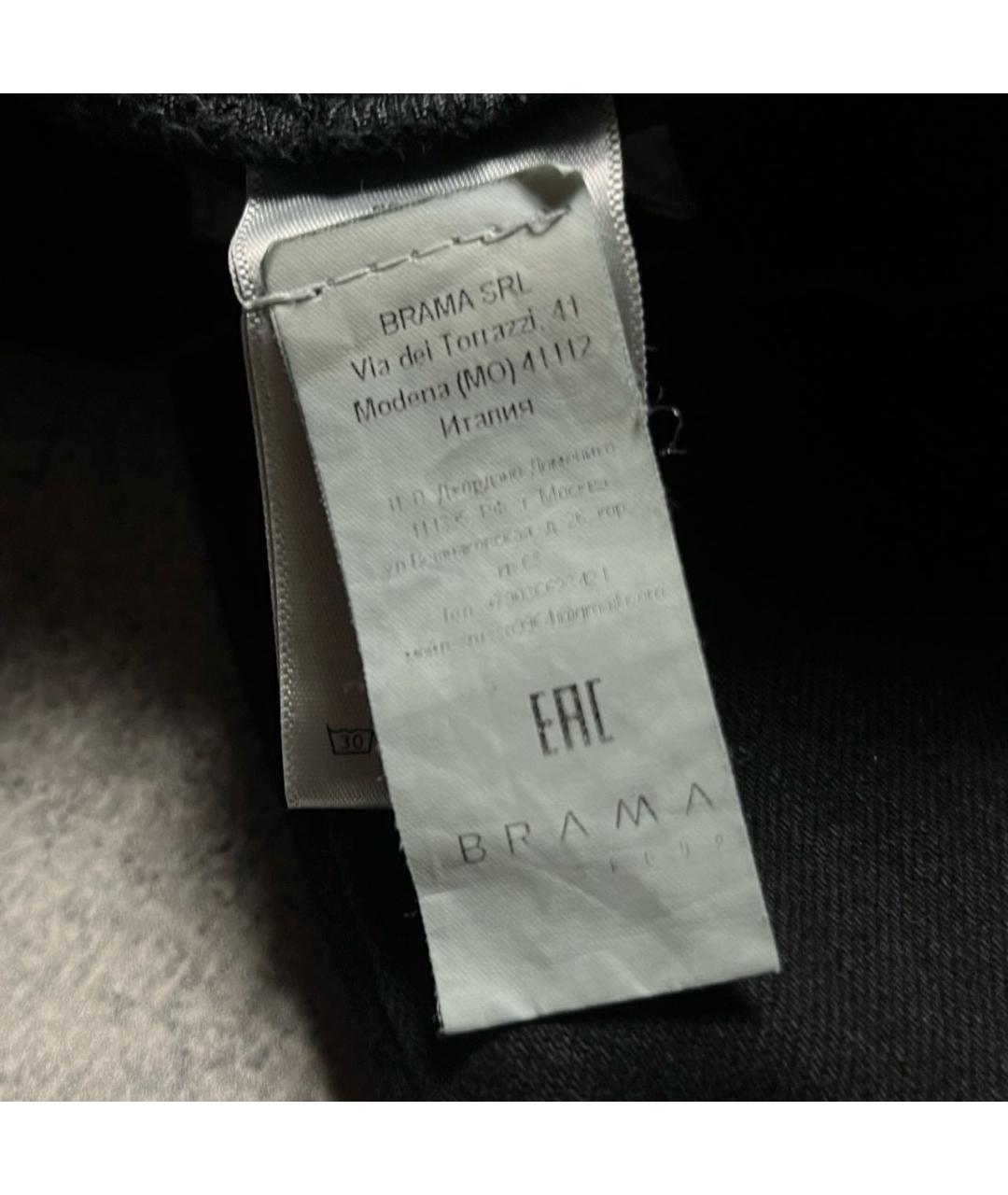 Re done Черные хлопко-эластановые прямые джинсы, фото 7