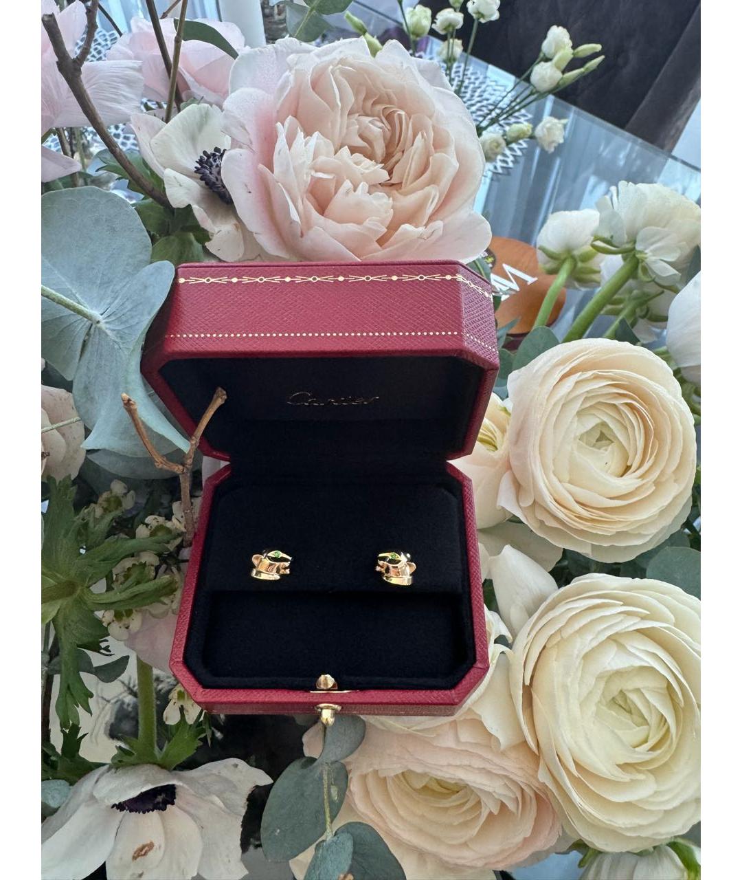 CARTIER Золотые серьги из желтого золота, фото 4