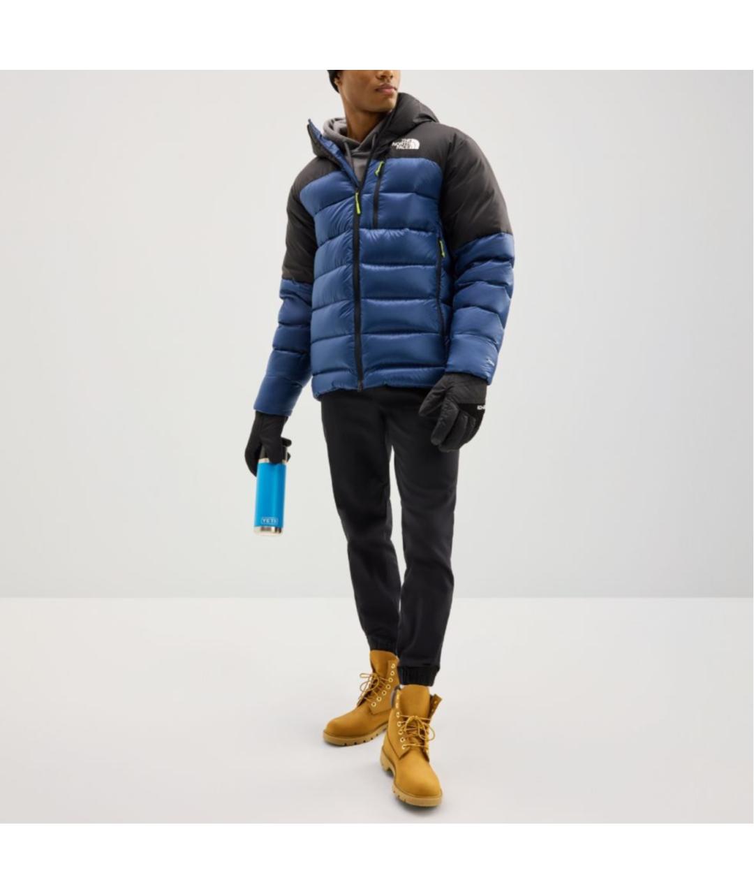 THE NORTH FACE Синий пуховик, фото 3