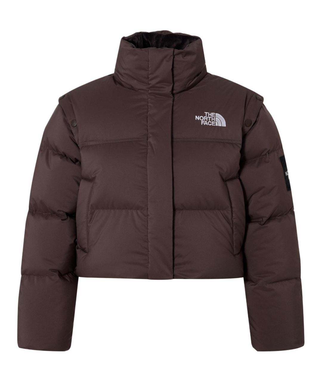 THE NORTH FACE Коричневая полиамидовая куртка, фото 3