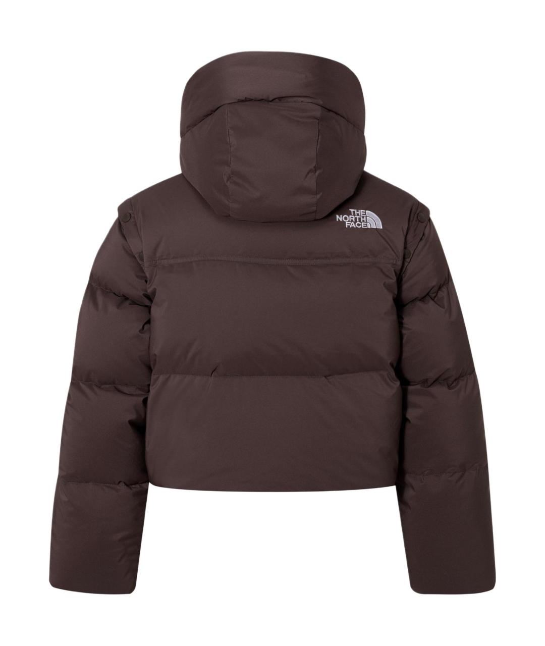 THE NORTH FACE Коричневая полиамидовая куртка, фото 2