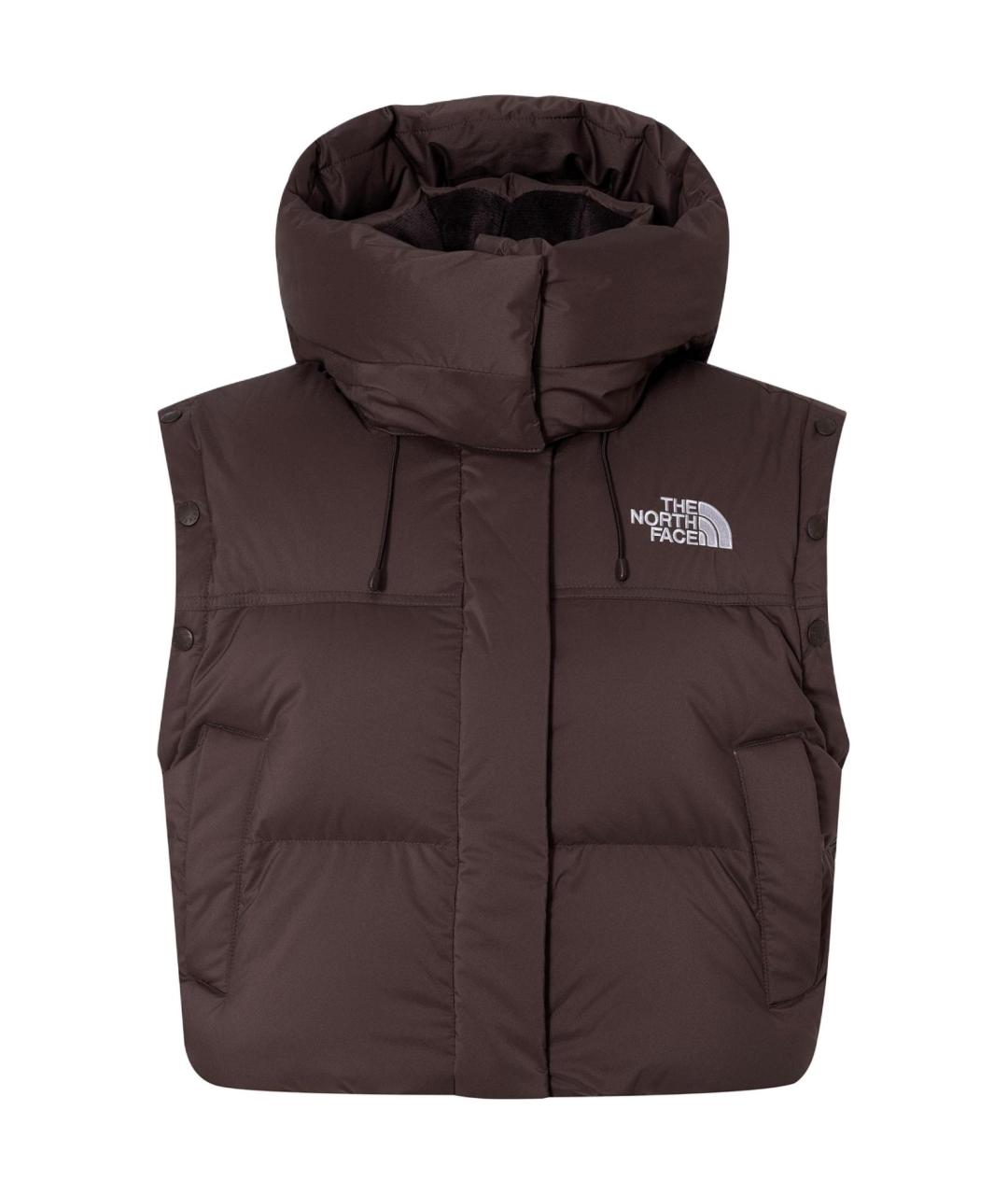 THE NORTH FACE Коричневая полиамидовая куртка, фото 5