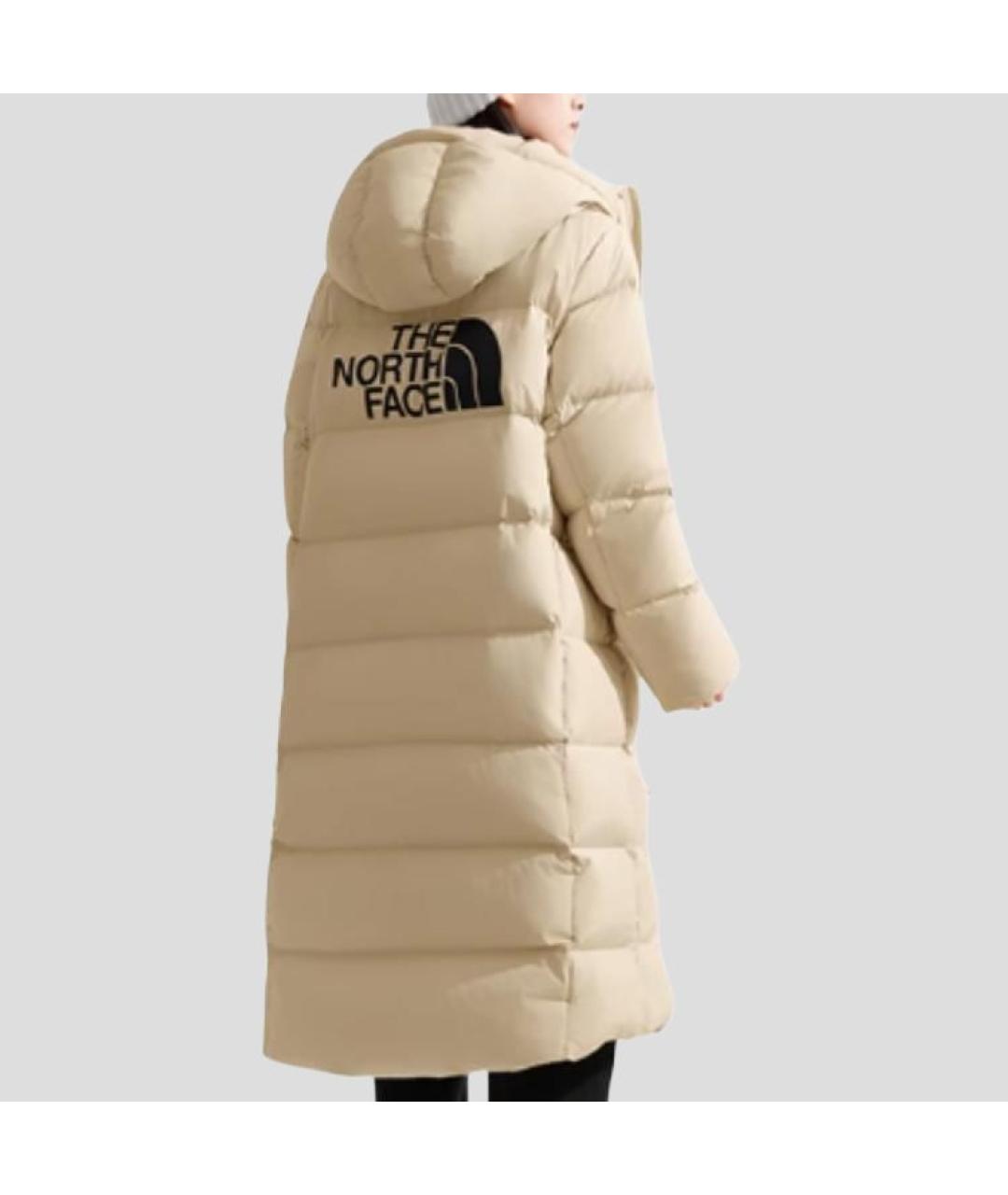 THE NORTH FACE Бежевый пуховик, фото 3