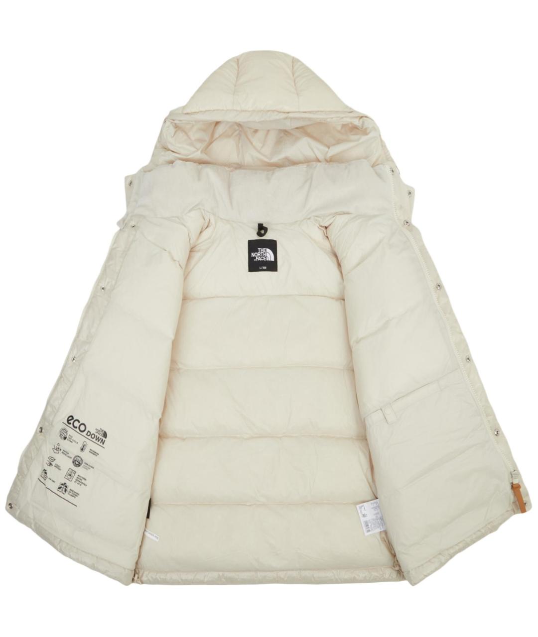 THE NORTH FACE Бежевый пуховик, фото 3
