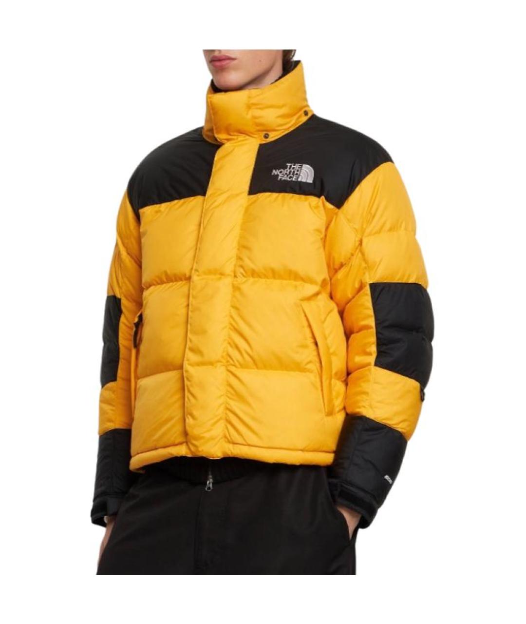 THE NORTH FACE Желтый пуховик, фото 2