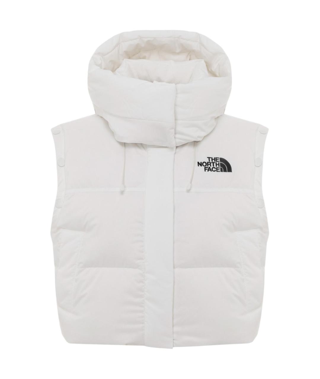 THE NORTH FACE Белый полиамидовый пуховик, фото 6