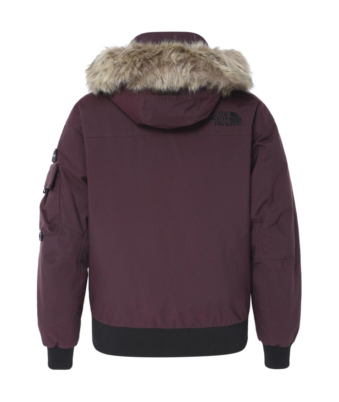 THE NORTH FACE Бордовый пуховик, фото 2