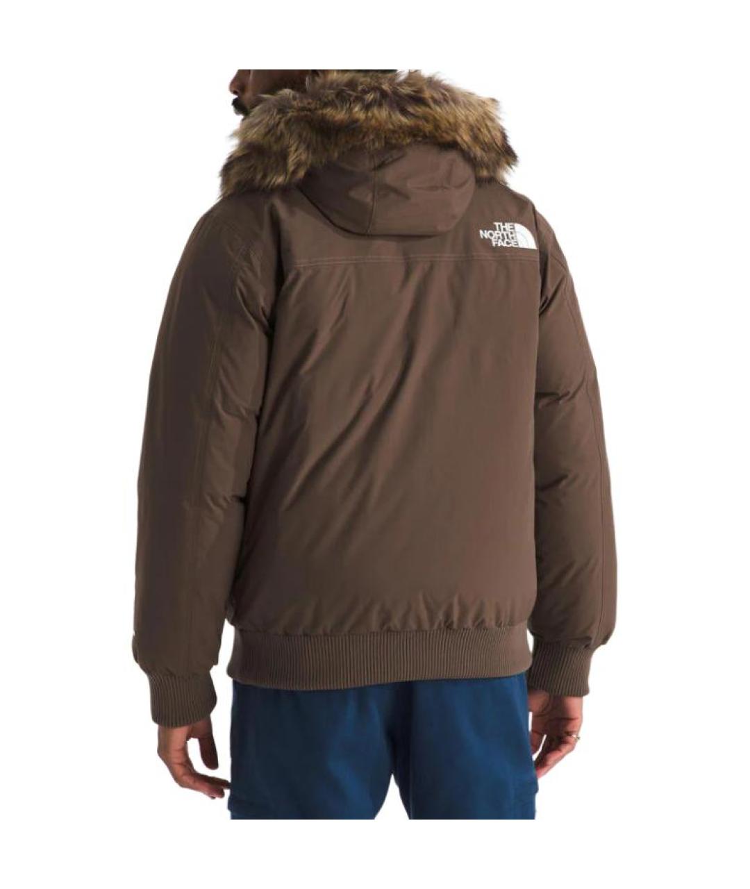 THE NORTH FACE Коричневый пуховик, фото 3