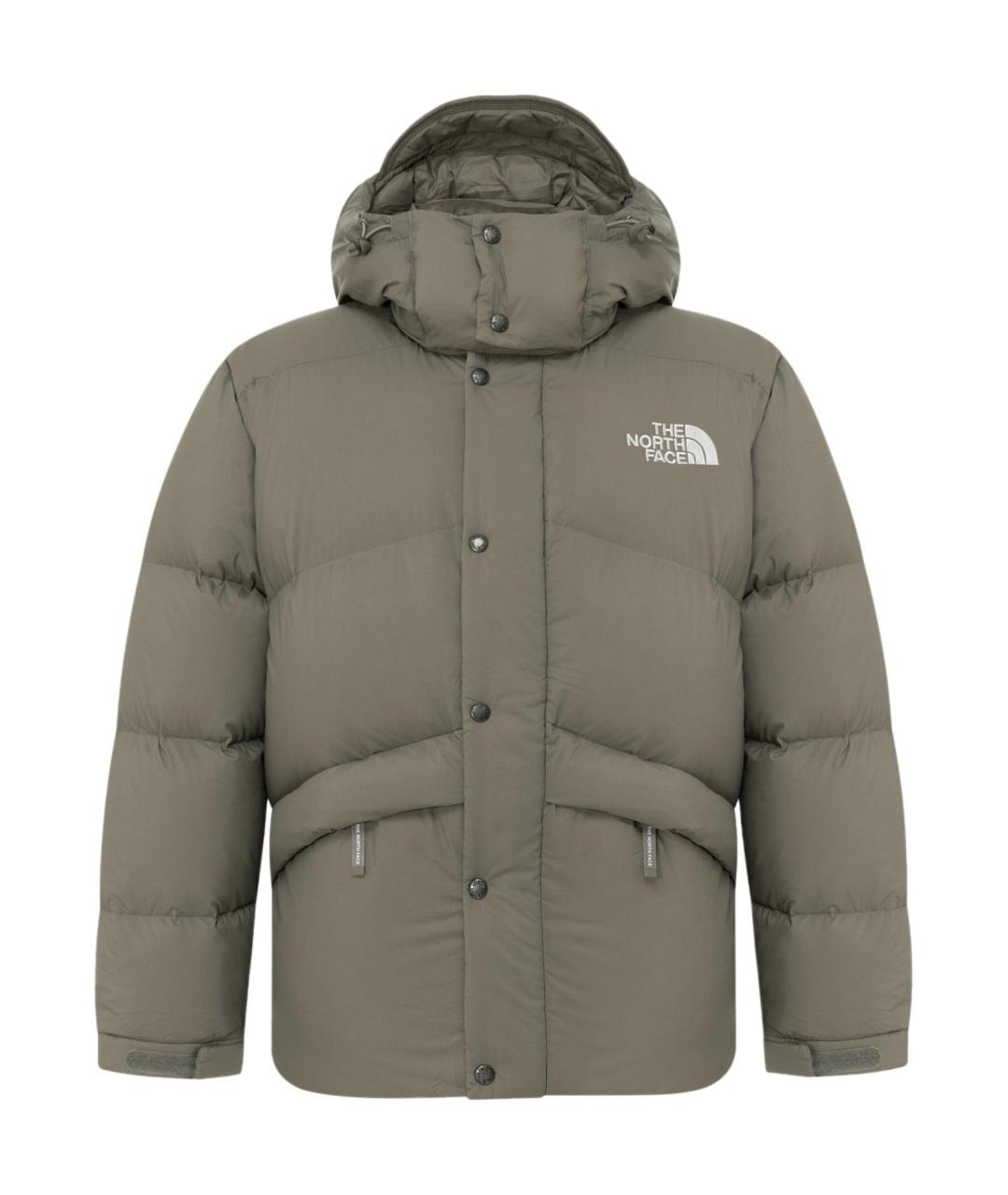 THE NORTH FACE Коричневый пуховик, фото 1