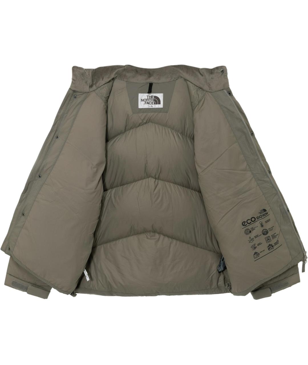 THE NORTH FACE Коричневый пуховик, фото 3