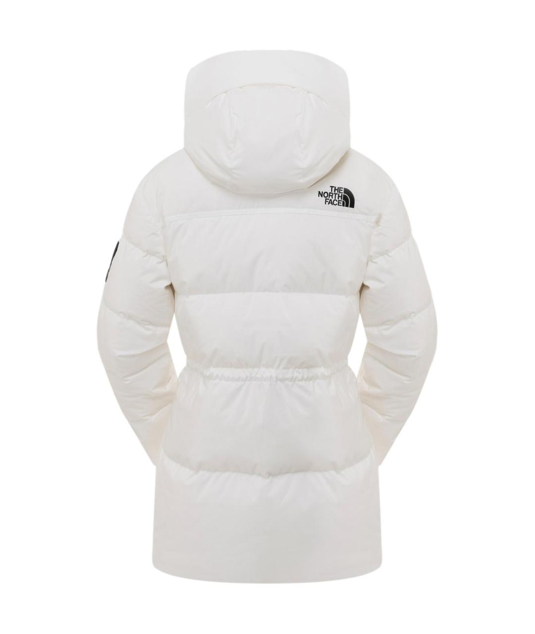 THE NORTH FACE Белый полиамидовый пуховик, фото 2