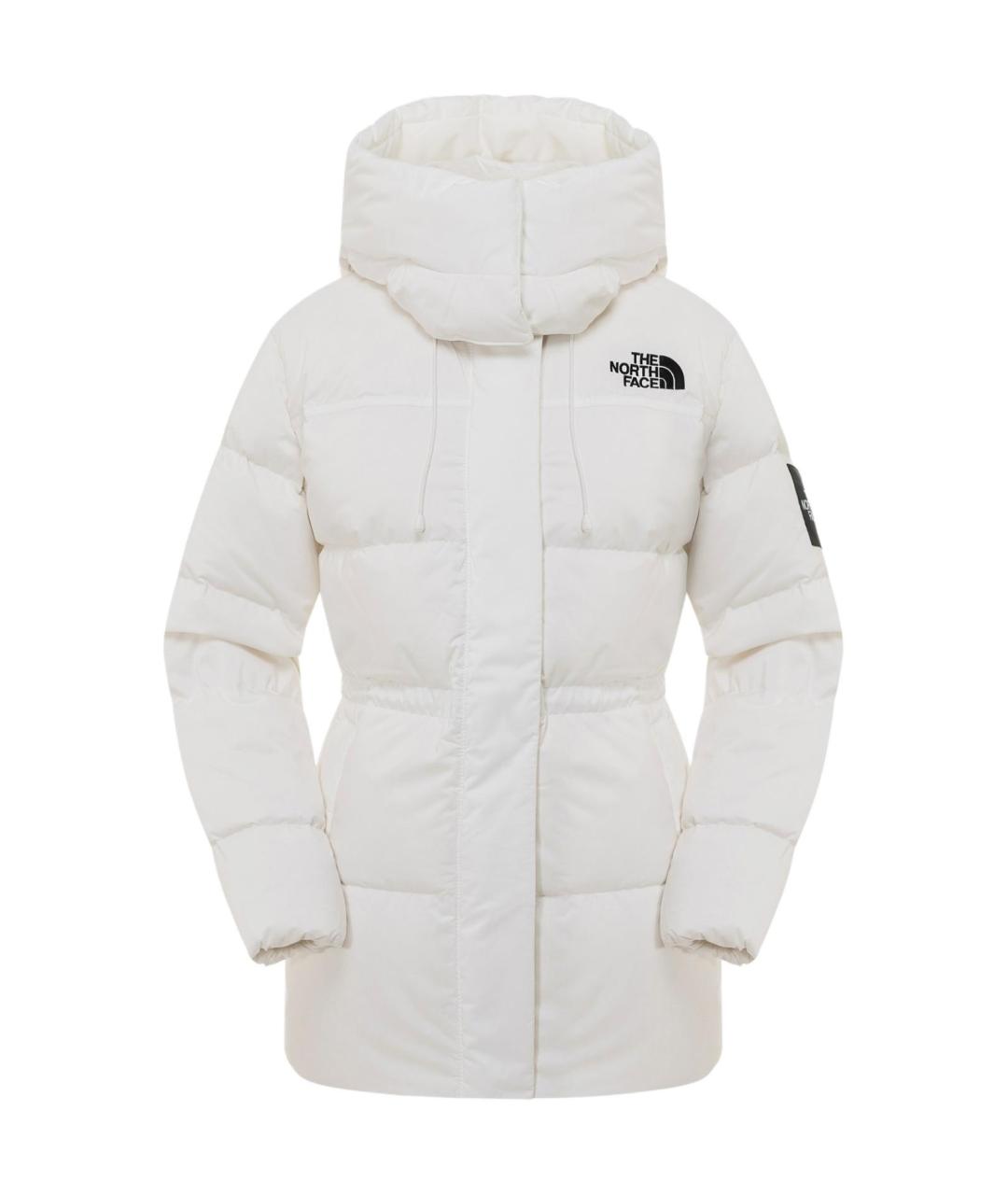 THE NORTH FACE Белый полиамидовый пуховик, фото 1