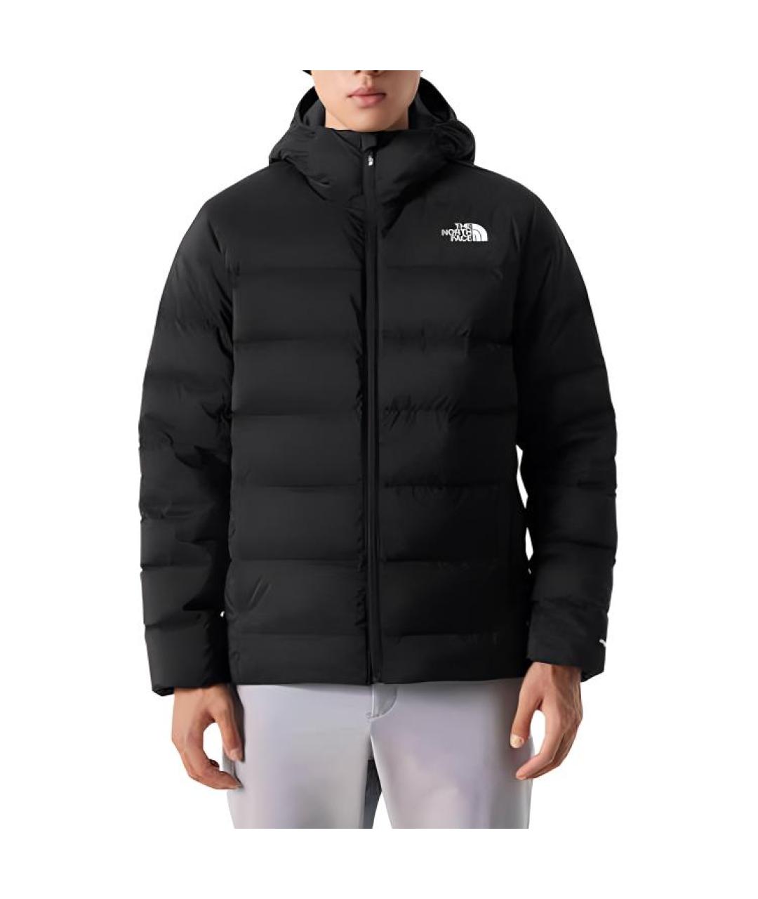 THE NORTH FACE Черный полиамидовый пуховик, фото 3