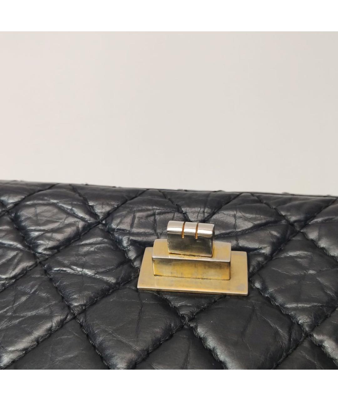 CHANEL Черная кожаная сумка через плечо, фото 8