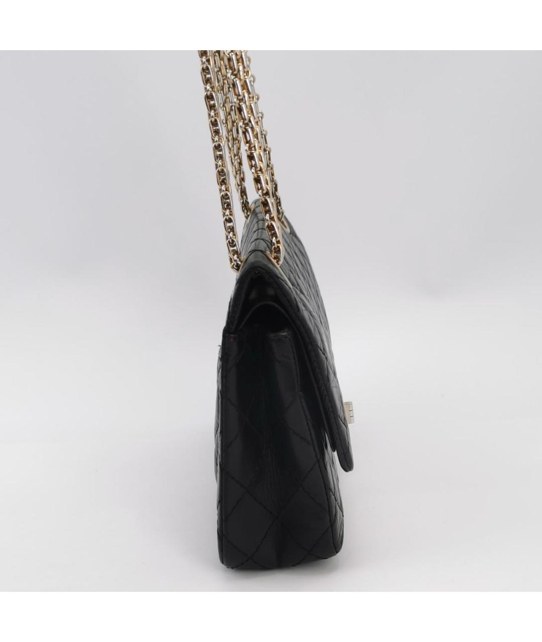 CHANEL Черная кожаная сумка через плечо, фото 3