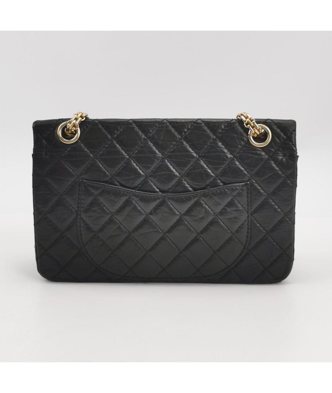 CHANEL Черная кожаная сумка через плечо, фото 4