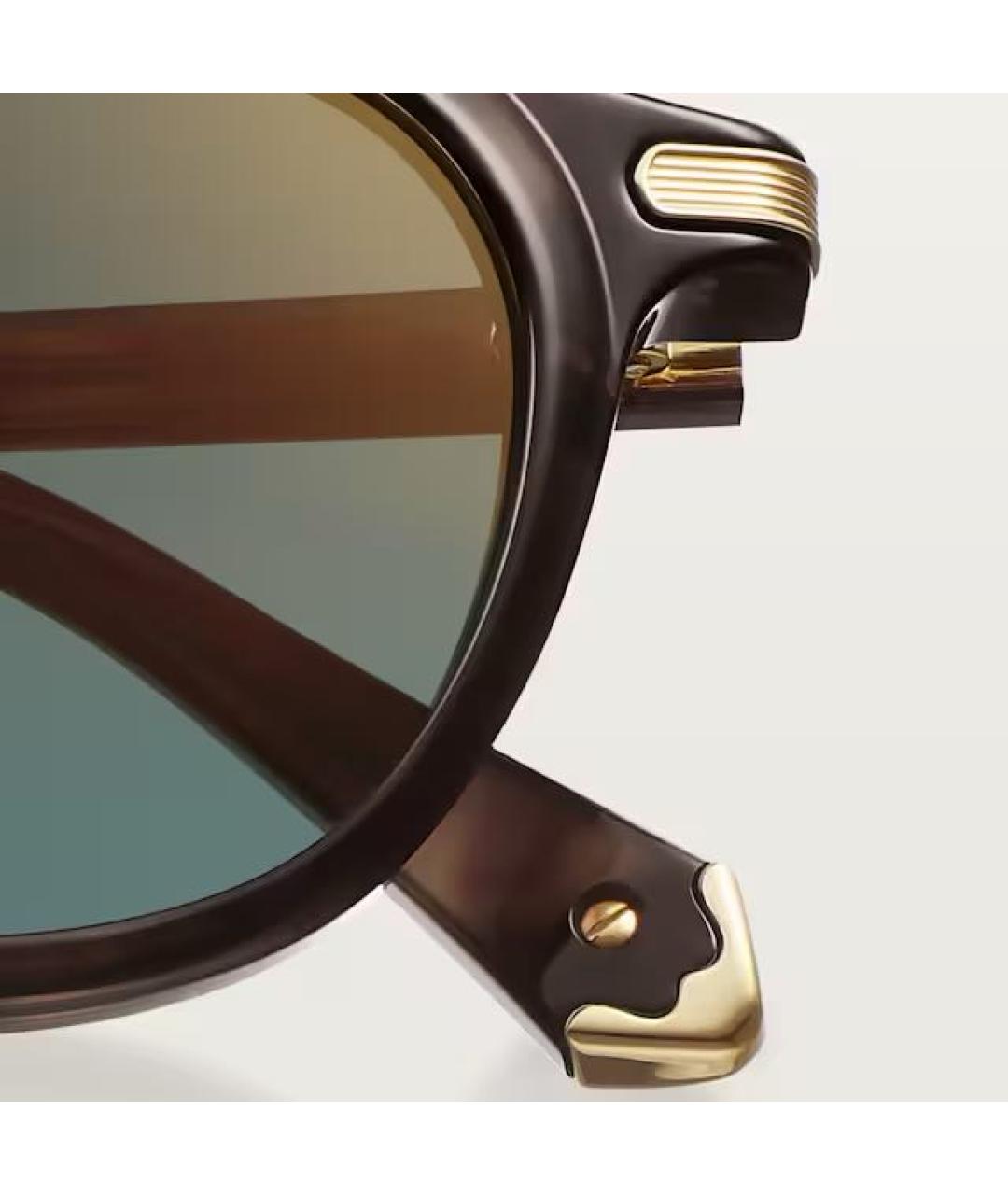 CARTIER Черные пластиковые солнцезащитные очки, фото 2