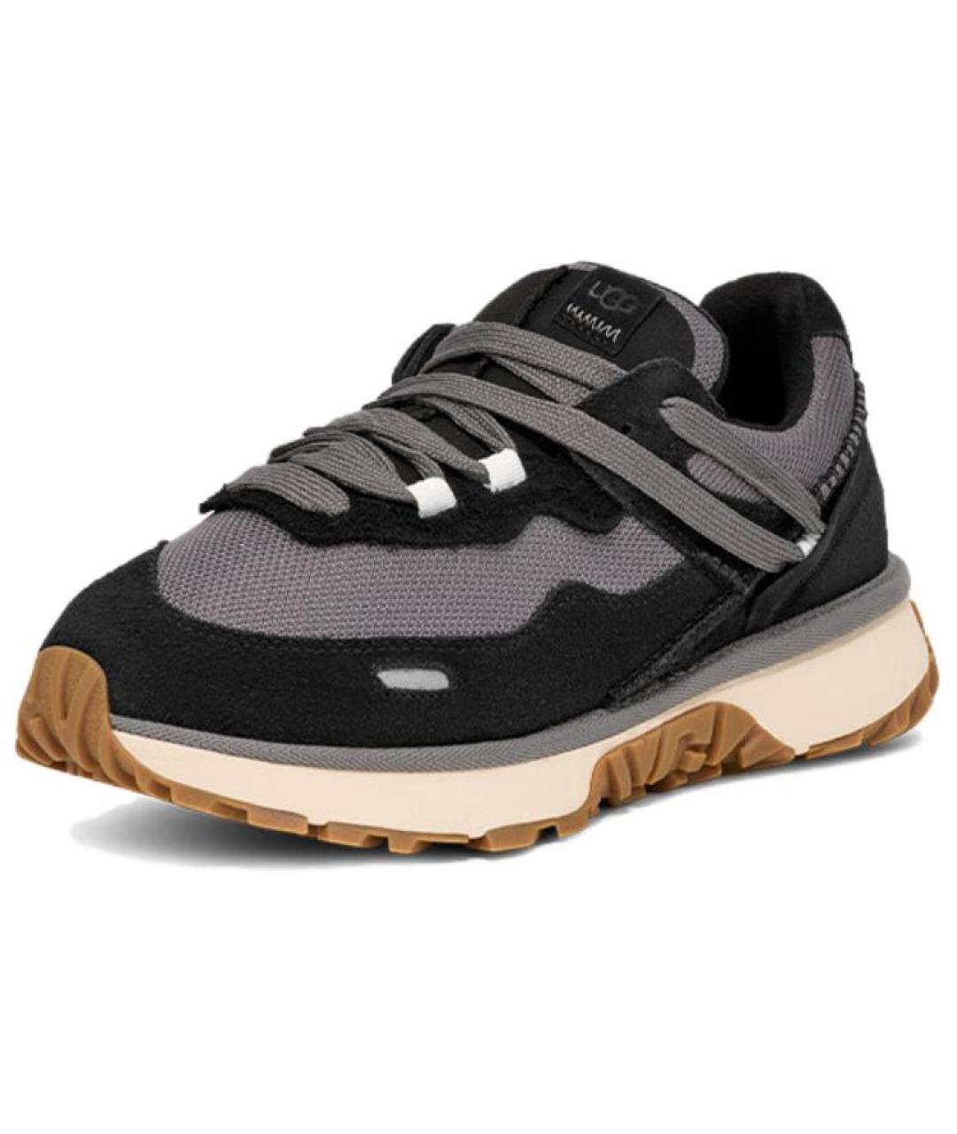 UGG AUSTRALIA Черные нубуковые кроссовки, фото 2