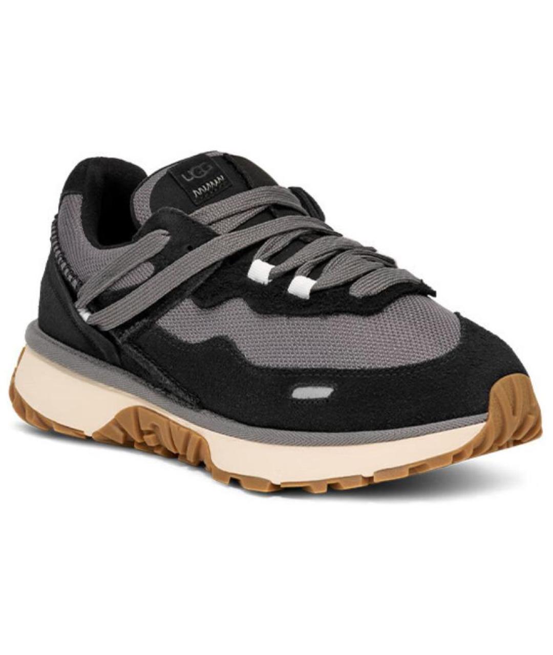 UGG AUSTRALIA Черные нубуковые кроссовки, фото 4