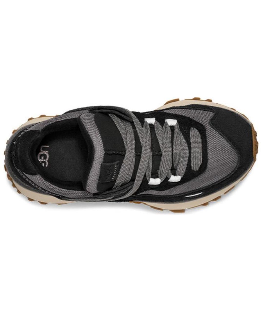 UGG AUSTRALIA Черные нубуковые кроссовки, фото 5