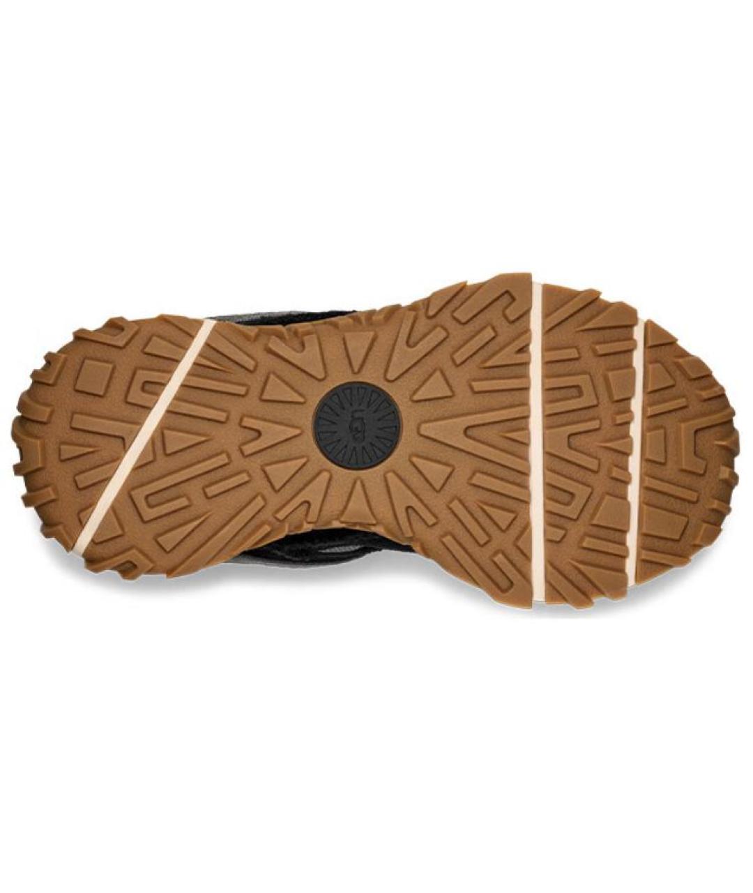 UGG AUSTRALIA Черные нубуковые кроссовки, фото 7