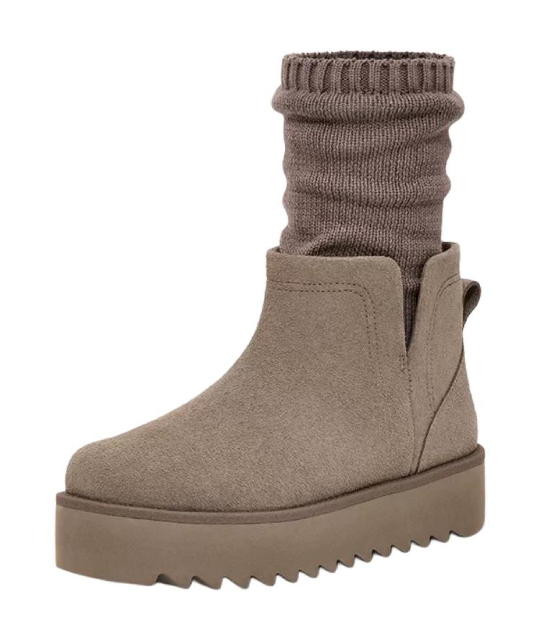 UGG AUSTRALIA Серые ботинки, фото 2