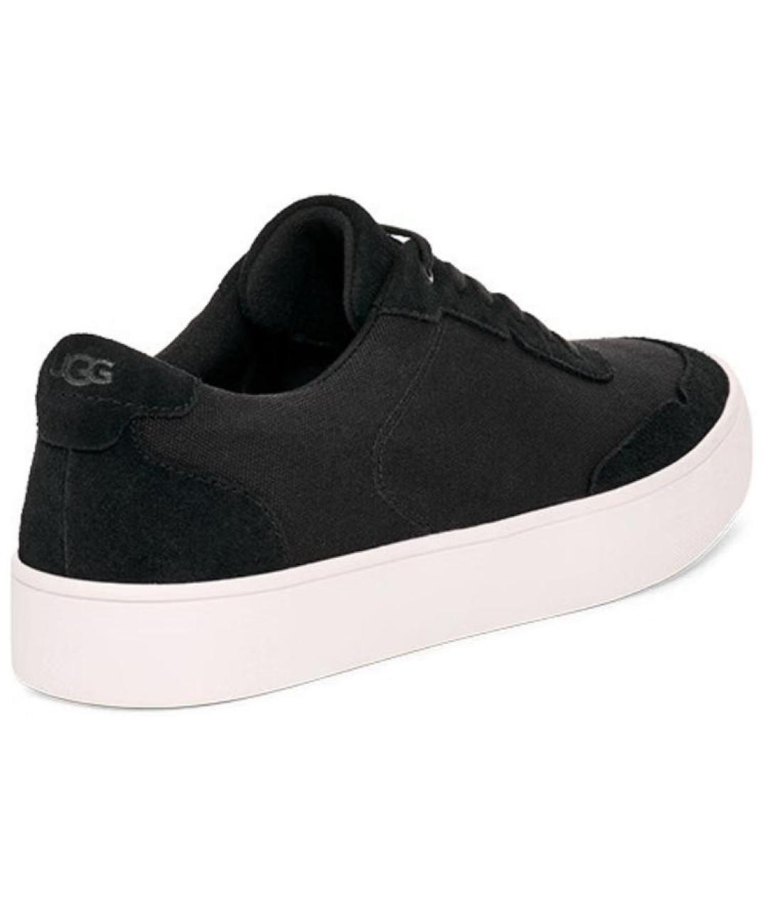 UGG AUSTRALIA Черные замшевые низкие кроссовки / кеды, фото 6