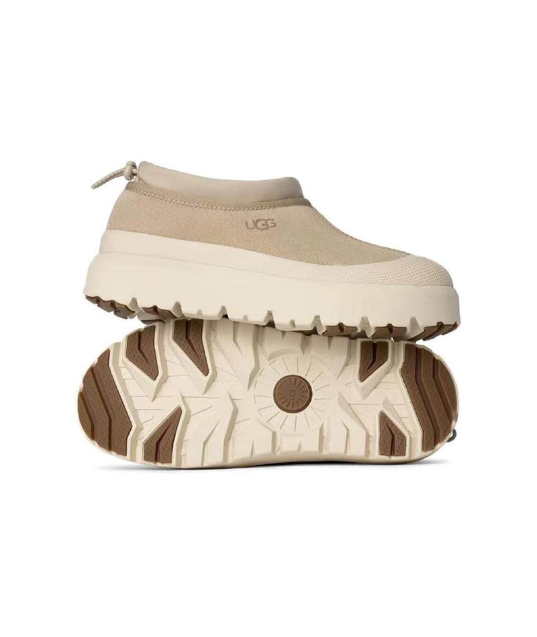 UGG AUSTRALIA Бежевые нубуковые ботинки, фото 3