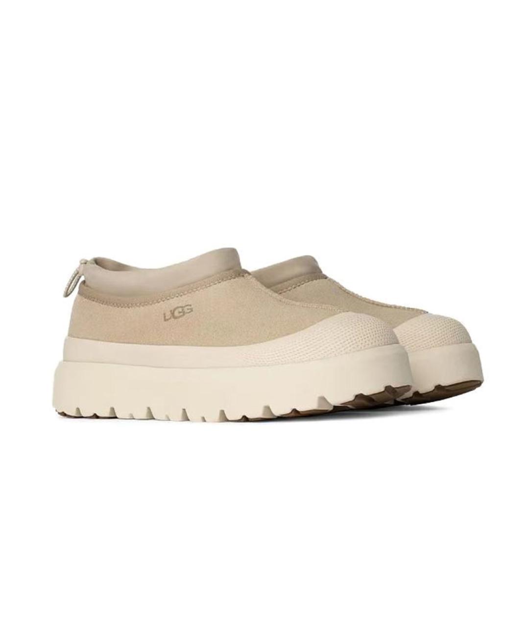 UGG AUSTRALIA Бежевые нубуковые ботинки, фото 2